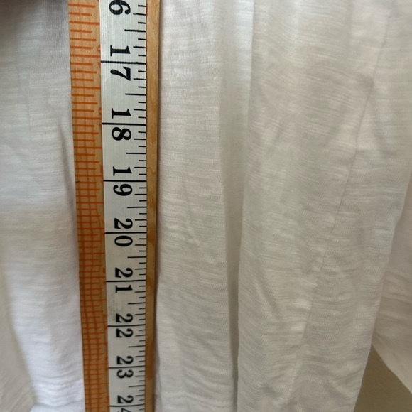 Chico’s White 3/4 Sleeve Cotton lightweight Blouse top size XL - Picture 7 of 8